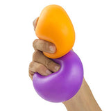 KELZ KIDZ Durable Pull and Stretch Stress Squeeze Ball - Great and Fun Squishy Party Favor Fidget Toy - Excellent Sensory Relief for Tension and Anxiety (4 Pack, Large)