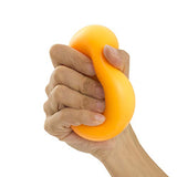 KELZ KIDZ Durable Pull and Stretch Stress Squeeze Ball - Great and Fun Squishy Party Favor Fidget Toy - Excellent Sensory Relief for Tension and Anxiety (4 Pack, Large)