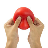 KELZ KIDZ Durable Pull and Stretch Stress Squeeze Ball - Great and Fun Squishy Party Favor Fidget Toy - Excellent Sensory Relief for Tension and Anxiety (4 Pack, Large)