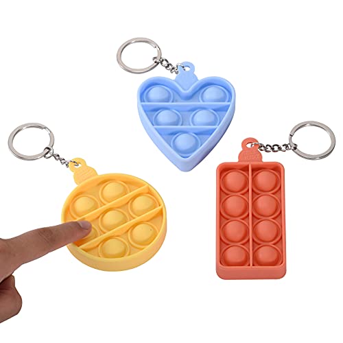 12/48 Pcs Keychain Toy Bulk Anti-Anxiety Stress Relief Hand Toys Set for  Gifts
