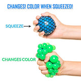 KELZ KIDZ Quality & Durable Large (2.9 Inch) Mesh Squishy Balls with Exclusive Sewn Mesh! (Multi, 12 Pack)