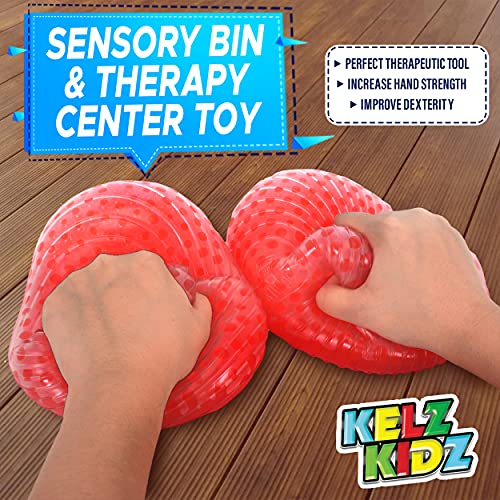 Giant Soothing and Fun Squishy Water Bead Stress Ball for Hand Strengt –  Kelz Kidz