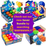KELZ KIDZ Quality & Durable Large (2.9 Inch) Mesh Squishy Balls with Exclusive Sewn Mesh! (Multi, 12 Pack)