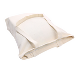 Heavy Duty Large Zippered Canvas Tote Bags with Bottom Gusset & Zippered Pocket for Crafts, Shopping, Groceries, Books, Welcome Bag, etc. (3, 16x15x4)