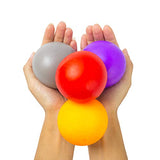 KELZ KIDZ Durable Pull and Stretch Stress Squeeze Ball - Great and Fun Squishy Party Favor Fidget Toy - Excellent Sensory Relief for Tension and Anxiety (4 Pack, Large)