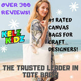 Heavy Duty and Strong Large Natural Canvas Tote Bags with Bottom Gusset for Crafts, Shopping, Groceries, Books, Welcome Bag, Diaper Bag, Beach, and Much More!