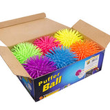 KELZ KIDZ Large & Thick Puffer Balls for Fun Kids Party (6 Pack, Multi)