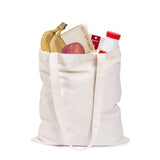 Canvas Craft Tote Bags (25 pack) for Crafts, Gift Bags, Wedding Favors Bags, Welcome Bags, and Goody Bags (14x12 Inches)