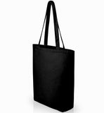 Heavy Duty Large Natural Canvas Tote Bags with Bottom Gusset for Crafts, Shopping, Groceries, and Much More! (15x14x4)
