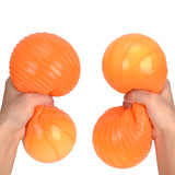 Giant Satisfying and Fun Jumbo Textured Squishy Stress Ball for Kids and Adults with Therapy and Sensory Needs! (Lines)  CASE OF 16
