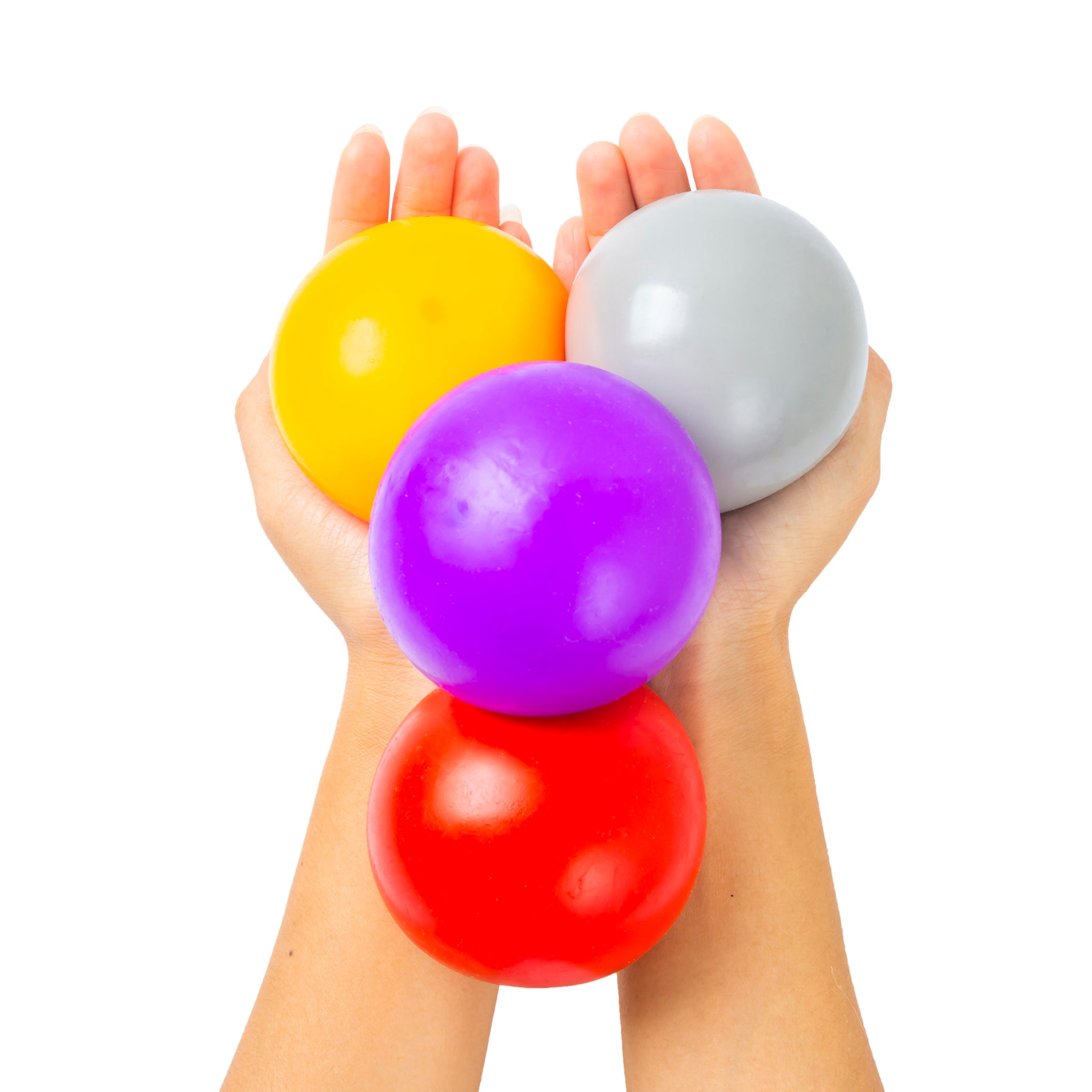 Durable Pull and Stretch Stress Squeeze Ball CASE of 100 Balls Bulk Kelz Kidz